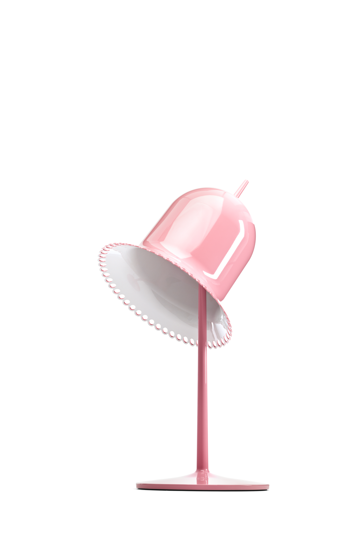 Lolita table lamp pink angle front view